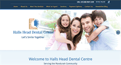 Desktop Screenshot of hallsheaddental.com.au